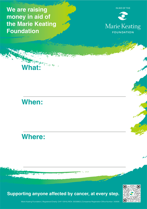 Event promotion and thank you poster (colour)